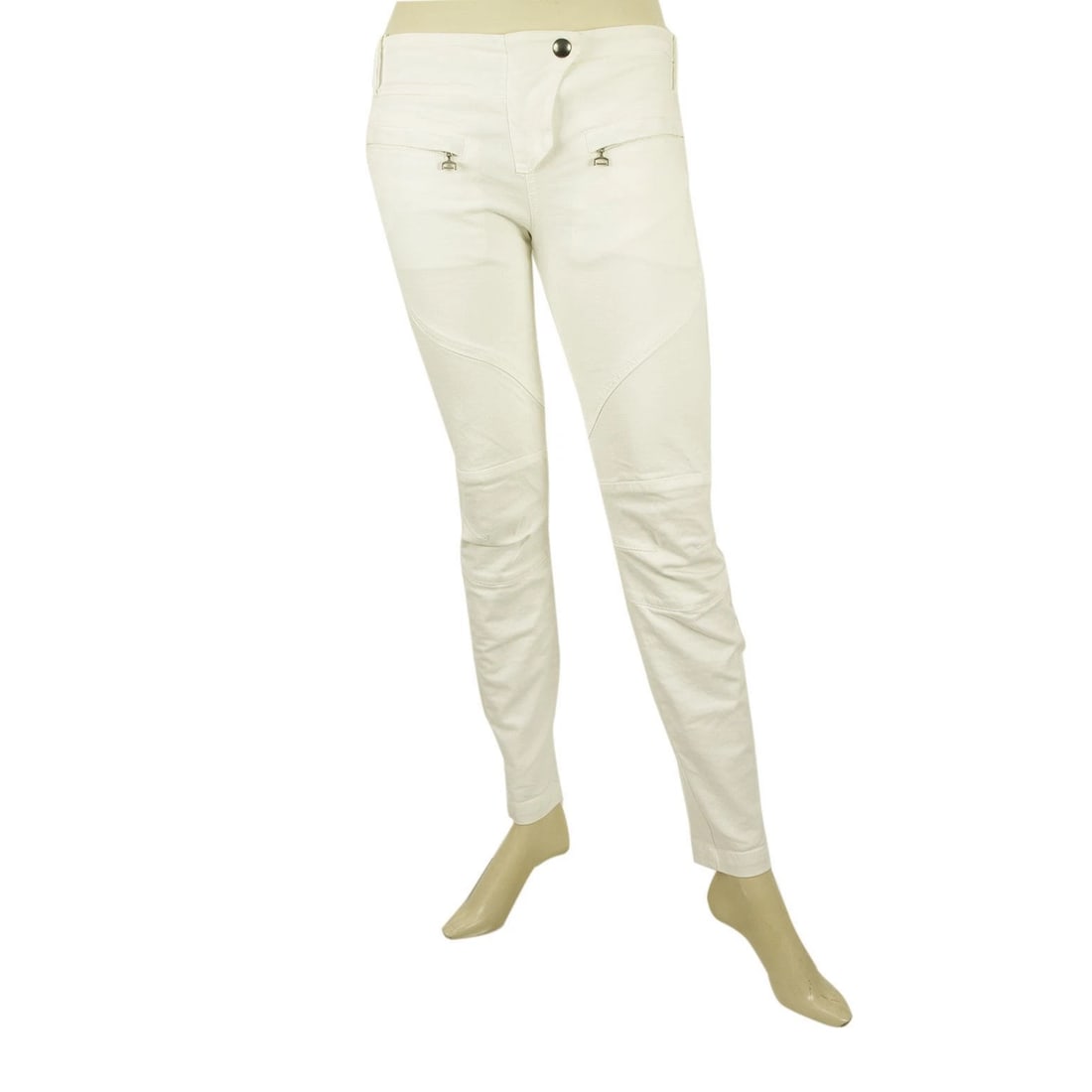 Dondup White Skinny Denim Jeans Cotton Trousers Pants sz 27 code 3844432 (1 of 9)