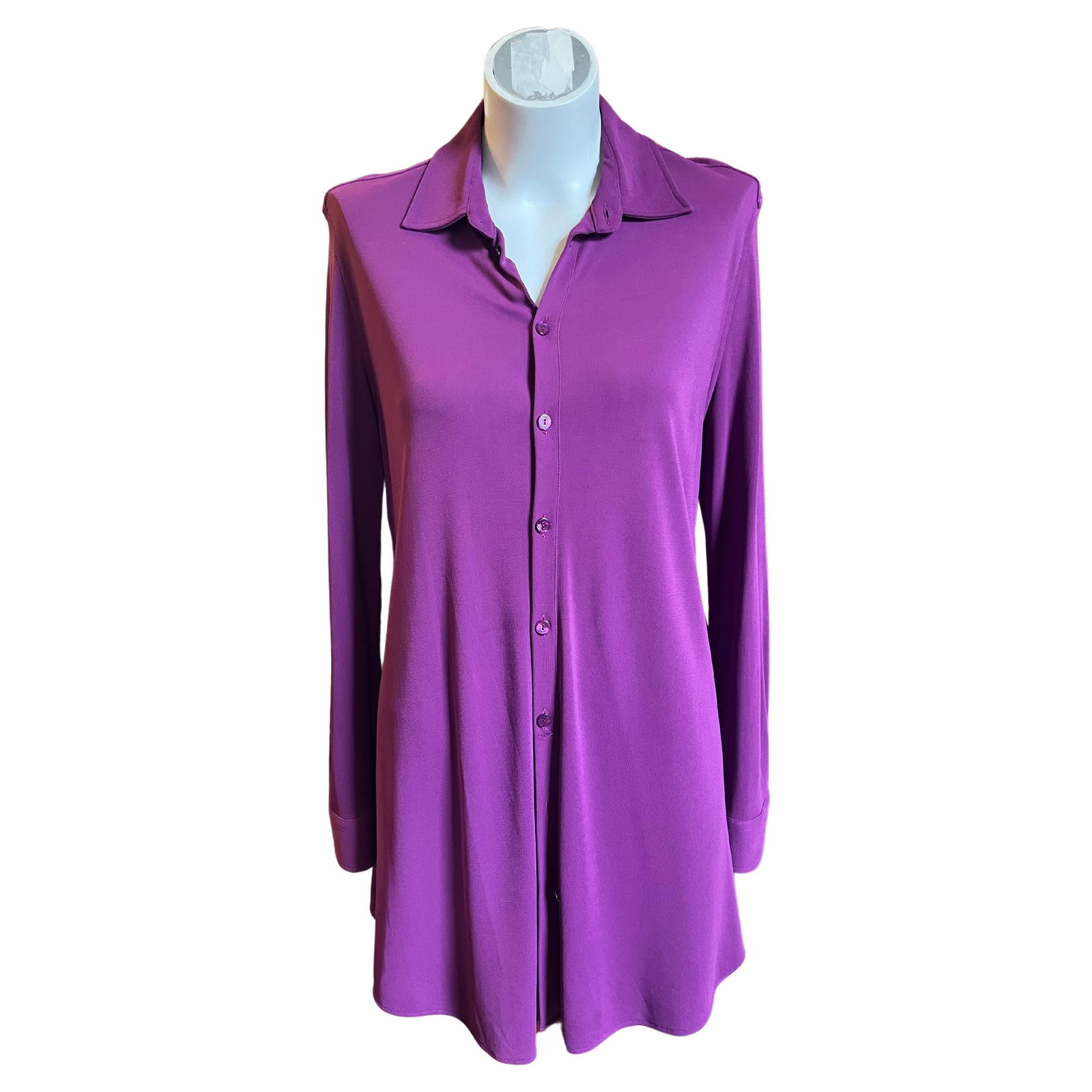 1990s Jean Paul Gaultier Women's Purple Tunic Top, Vintage Design (1 of 18)