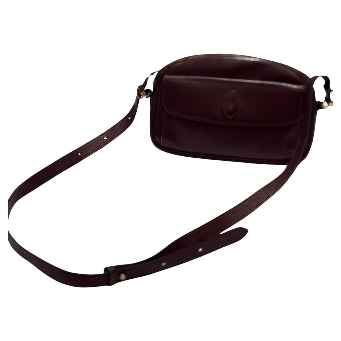 Must de Cartier Vintage Leather Crossbody in Bordeaux (1 of 20)