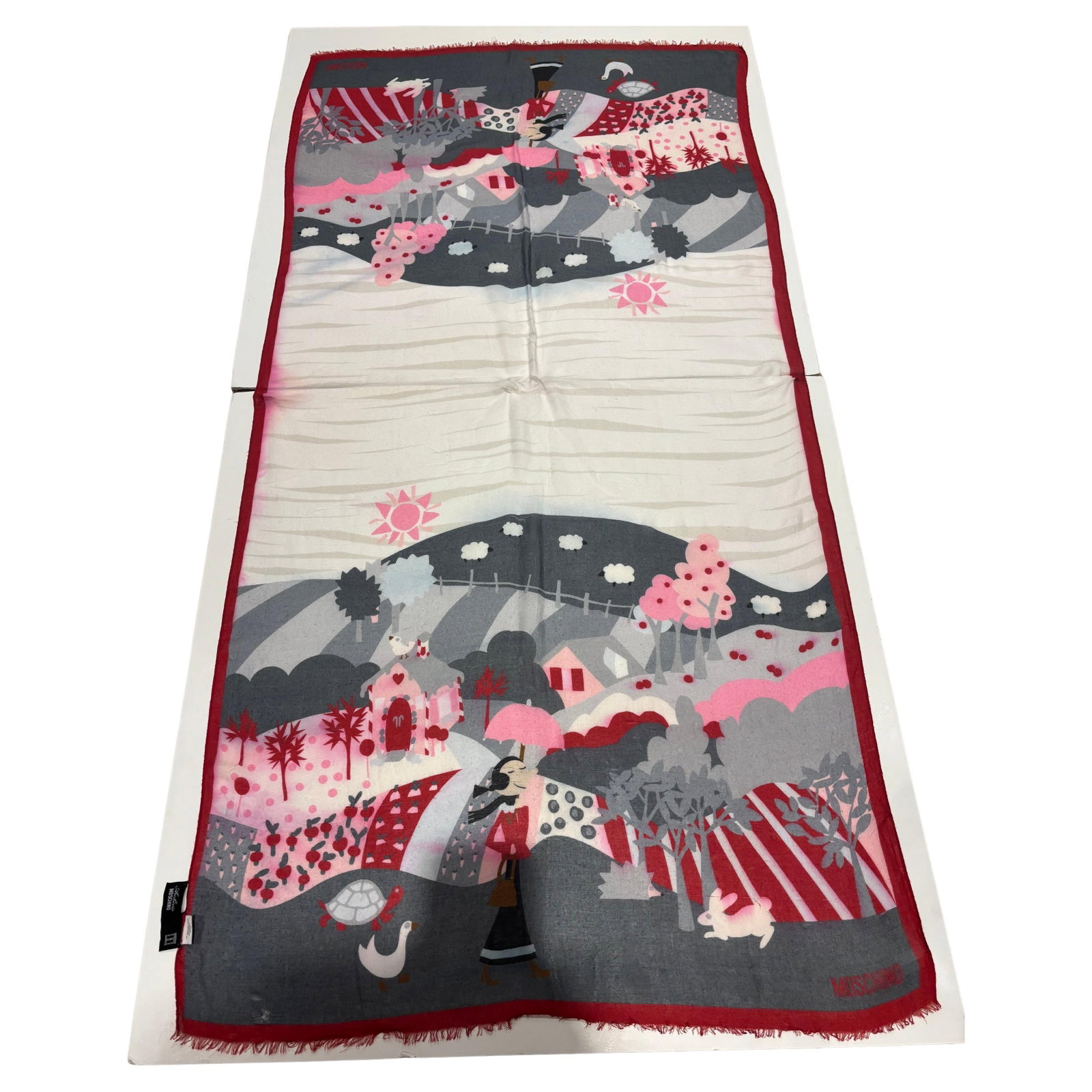 2013 Moschino Archivio Large Olive Oyl Shawl/Scarf (1 of 20)