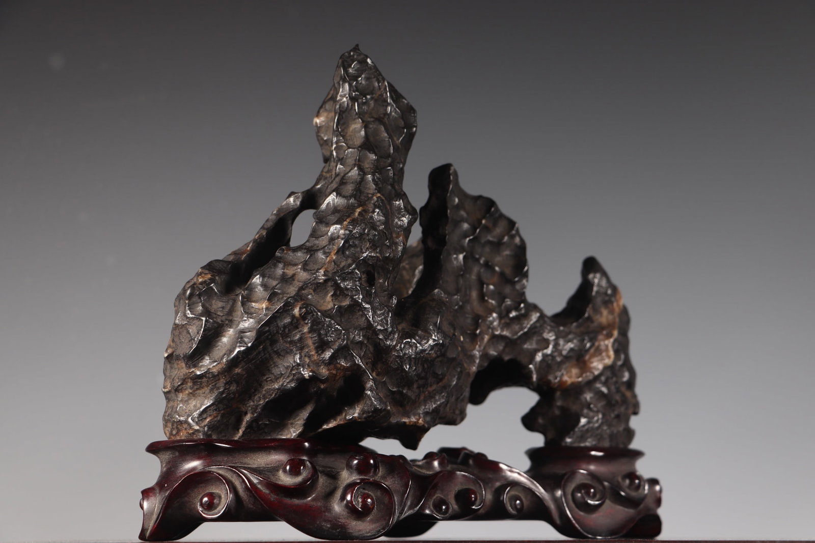 Old Natural Lingbi Stone Statue - 6