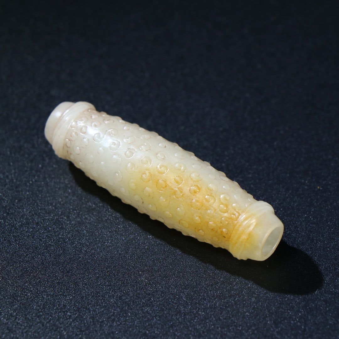 Old Hetian Jade Pendant - Lezi - 4