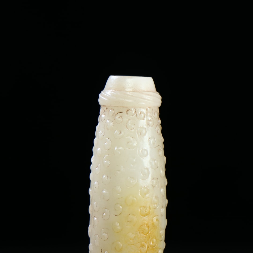 Old Hetian Jade Pendant - Lezi - 8