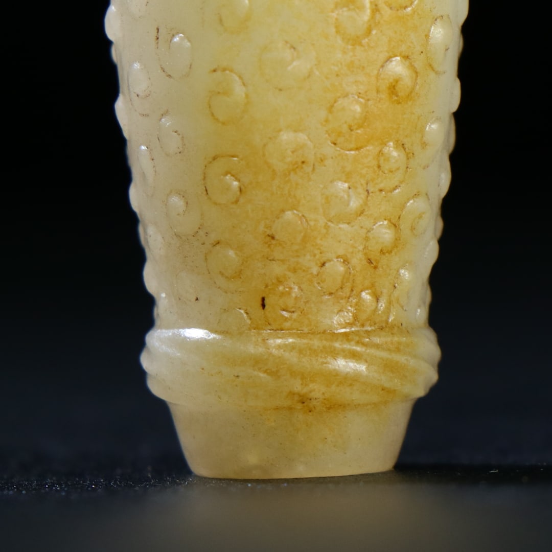 Old Hetian Jade Pendant - Lezi - 9