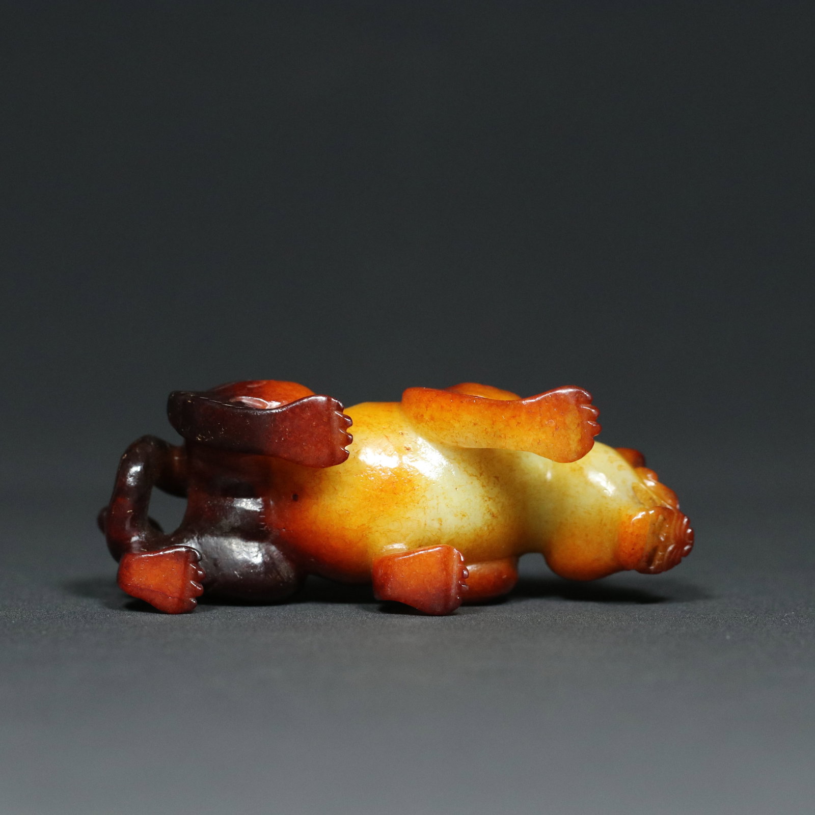 Vintage Hetian Jade Tiger Statue - 3