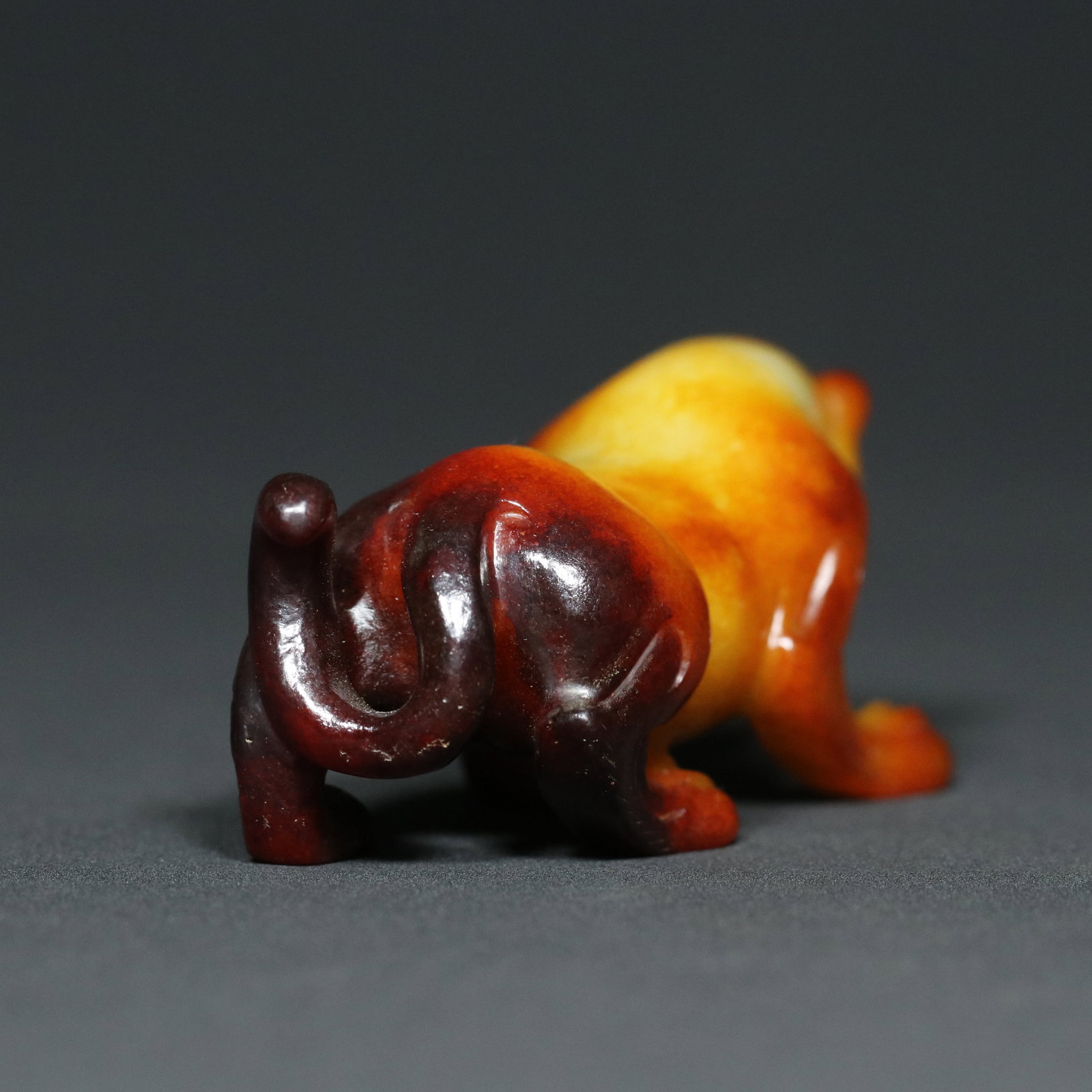 Vintage Hetian Jade Tiger Statue - 7