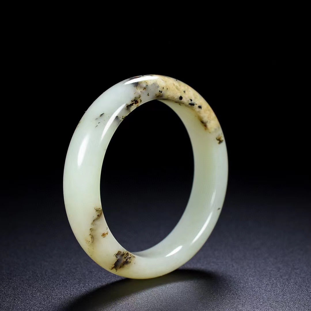 Inside Diameter 58mm Hetian Jade Bracelet Bangle (1 of 6)