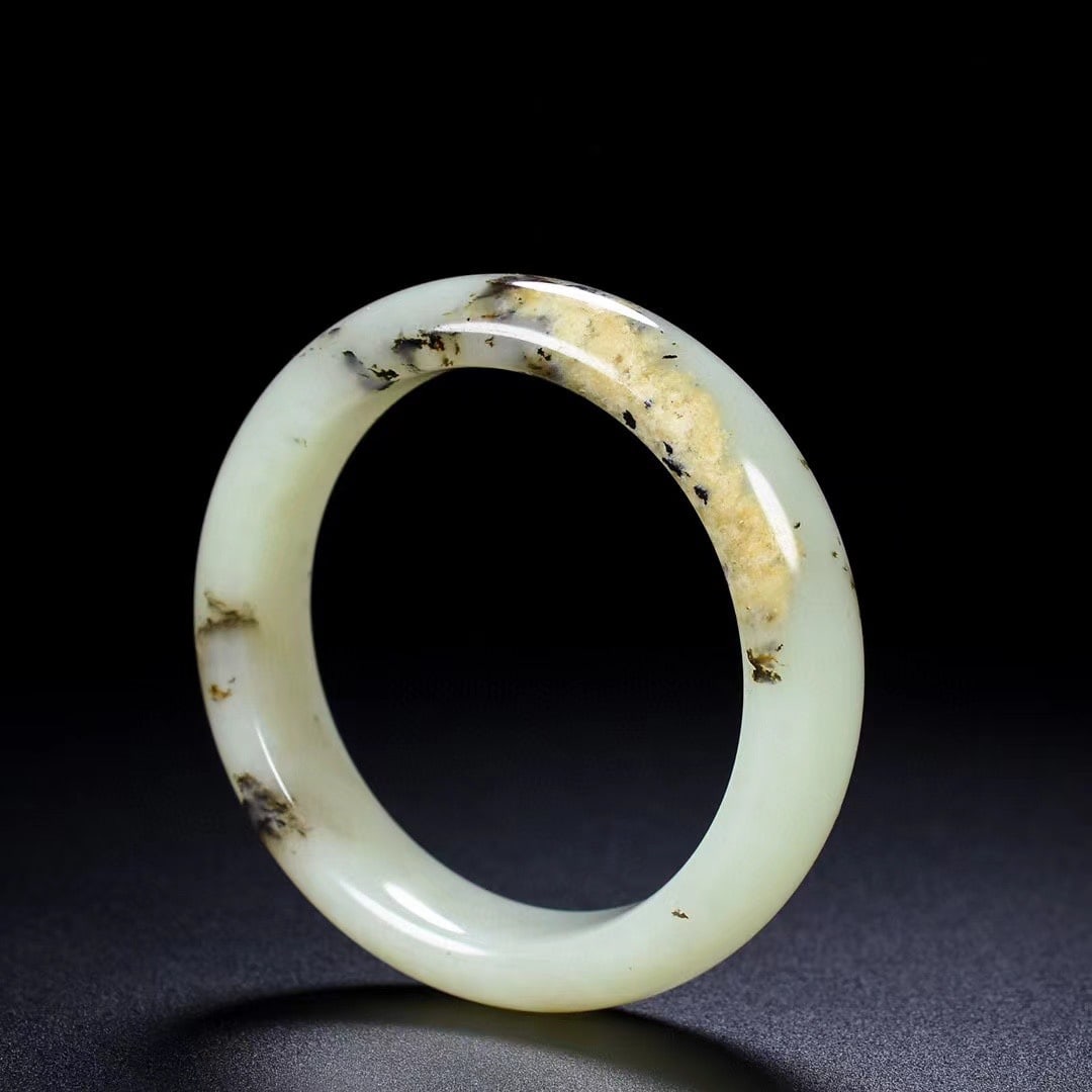 Inside Diameter 58mm Hetian Jade Bracelet Bangle - 2