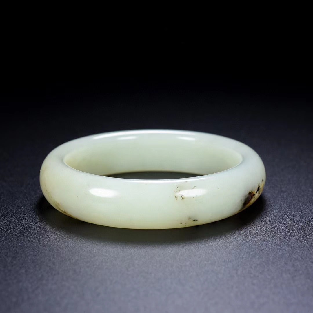 Inside Diameter 58mm Hetian Jade Bracelet Bangle - 4