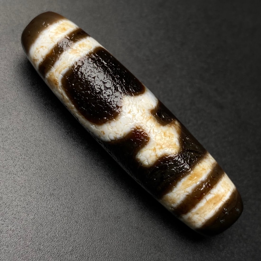 Old Tibetan DZI Agate Pendant - 2