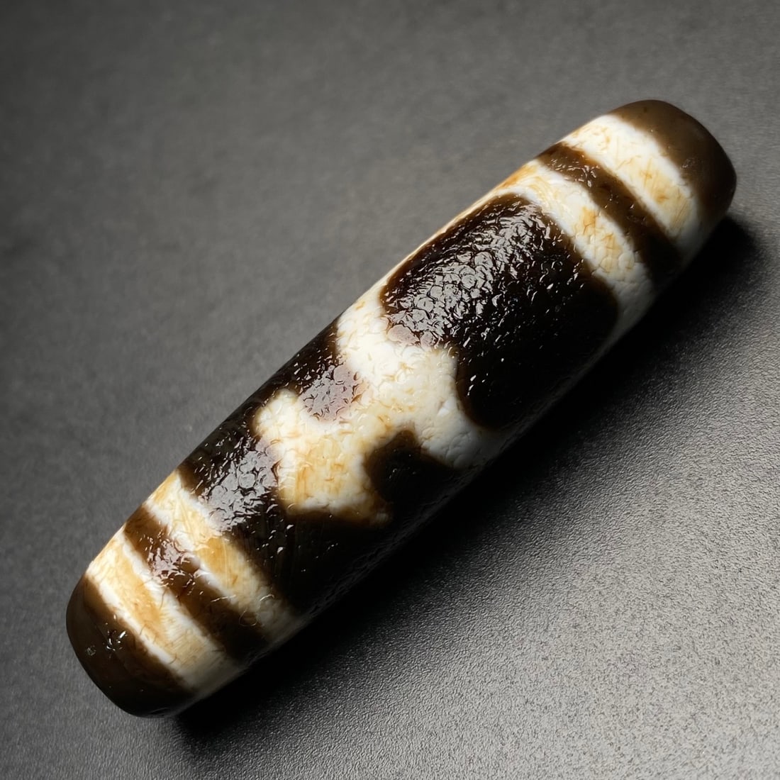 Old Tibetan DZI Agate Pendant - 4