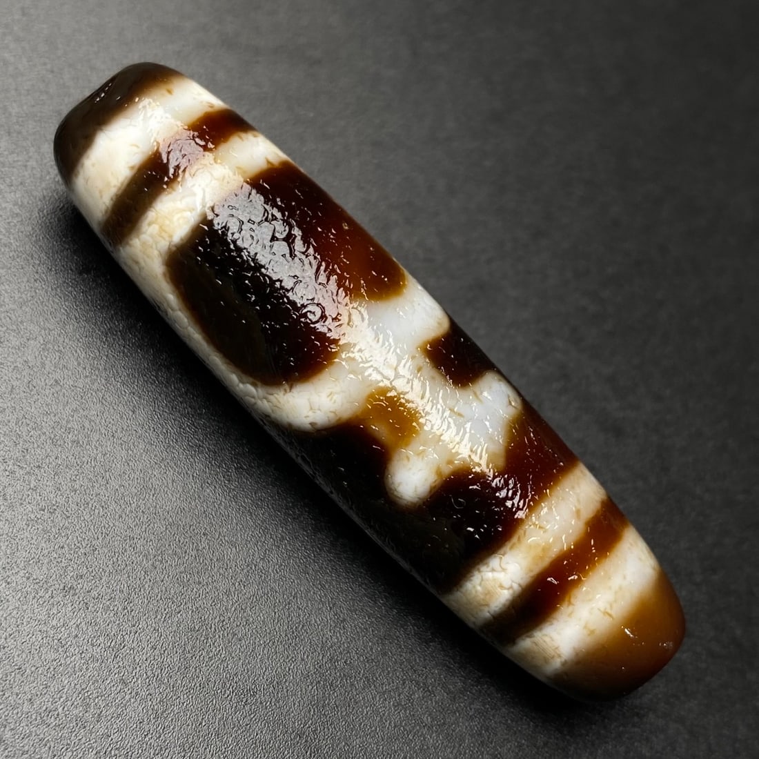 Old Tibetan DZI Agate Pendant - 7