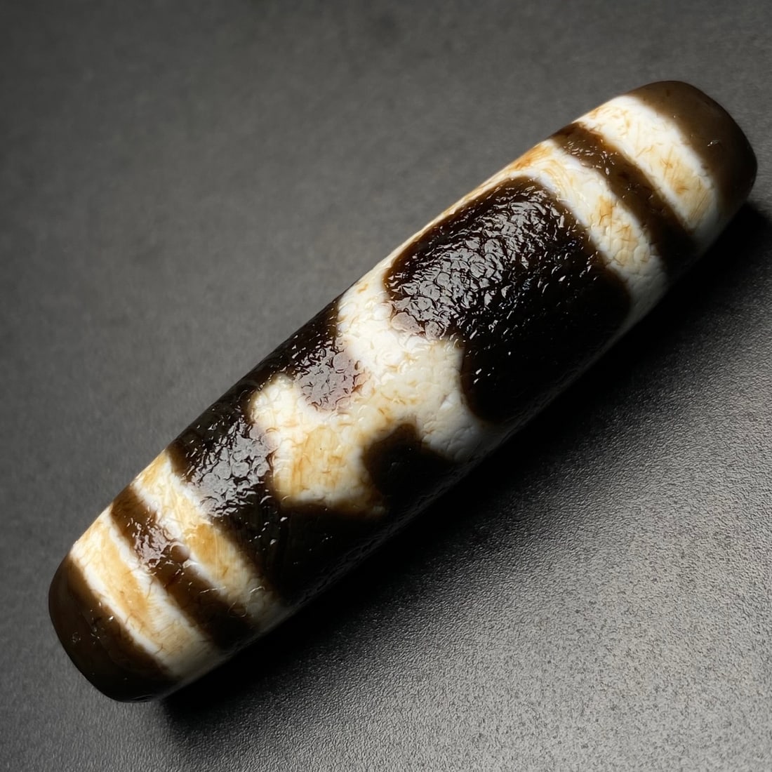 Old Tibetan DZI Agate Pendant - 8