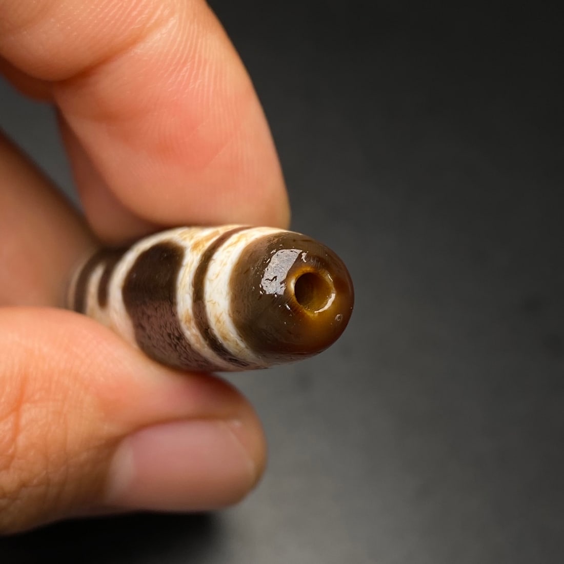 Old Tibetan DZI Agate Pendant - 9