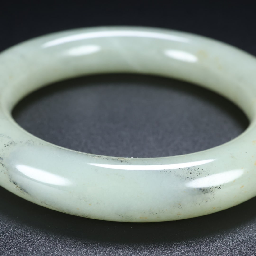 Inside Diameter 62mm Hetian Jade Bracelet Bangle - 2