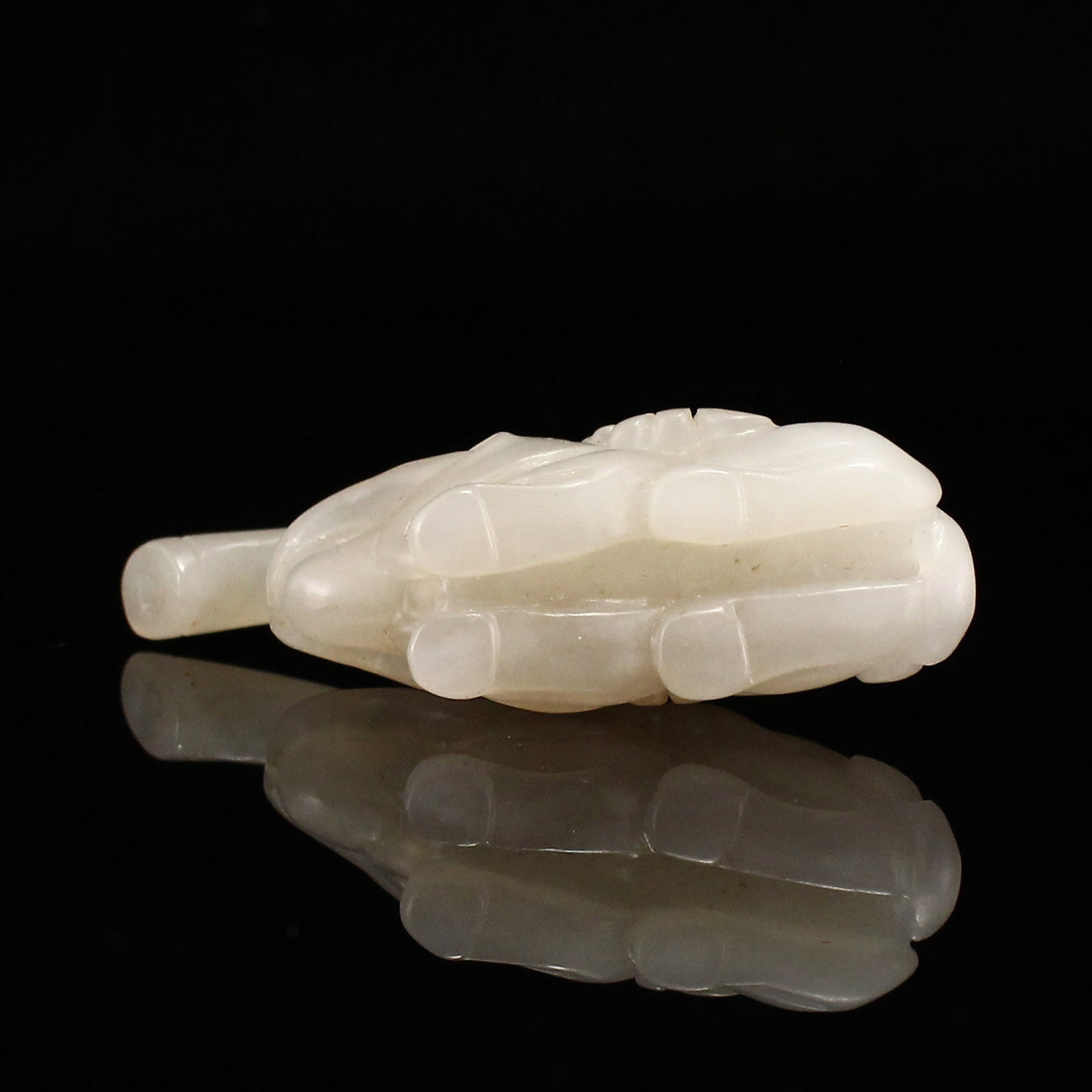Old Hetian Jade Pendant - Elephant - 7