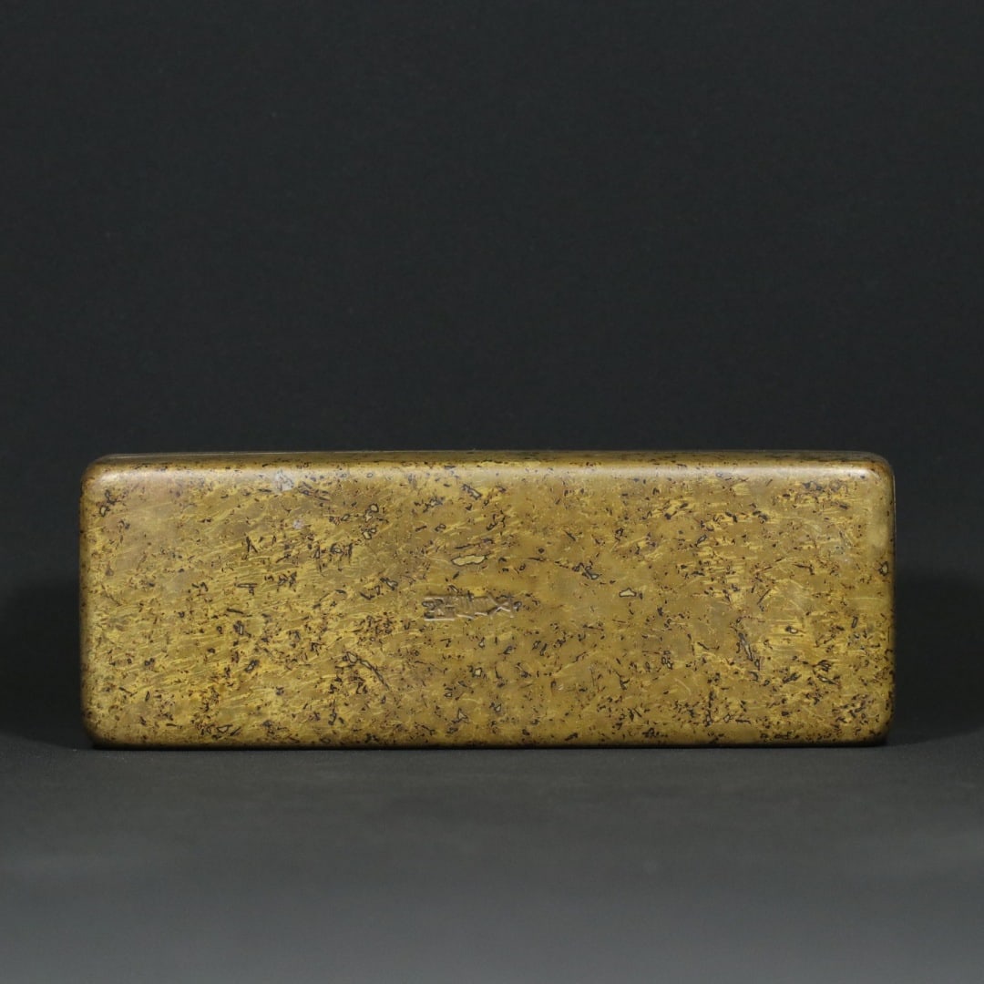 Old Brass Ink Box - 3