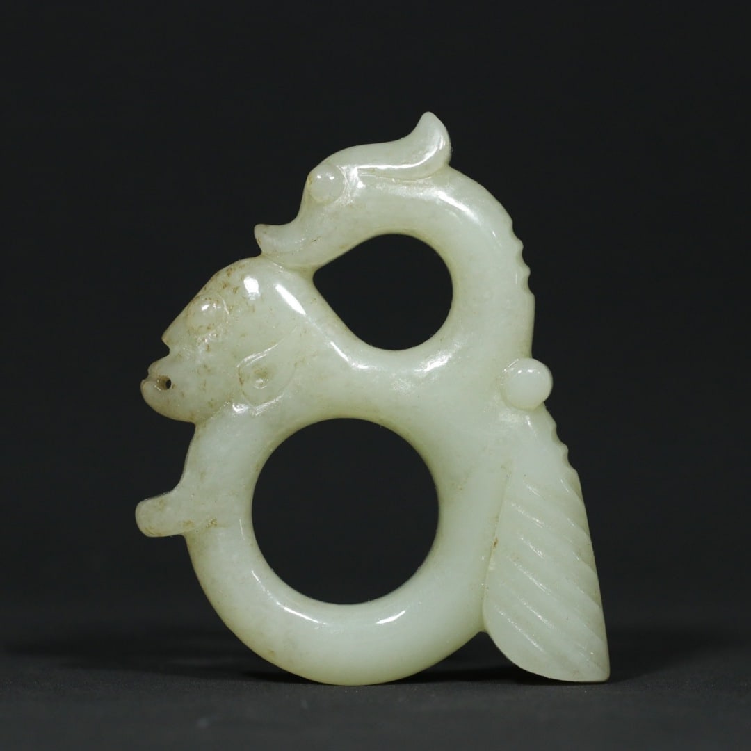 Old Hetian Jade Pendant (1 of 9)