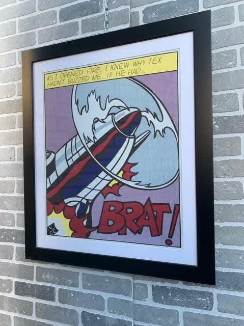 Vintage Roy Lichtenstein Lithograph Triptych "As I Opened Fire" - Set of 3 - 8