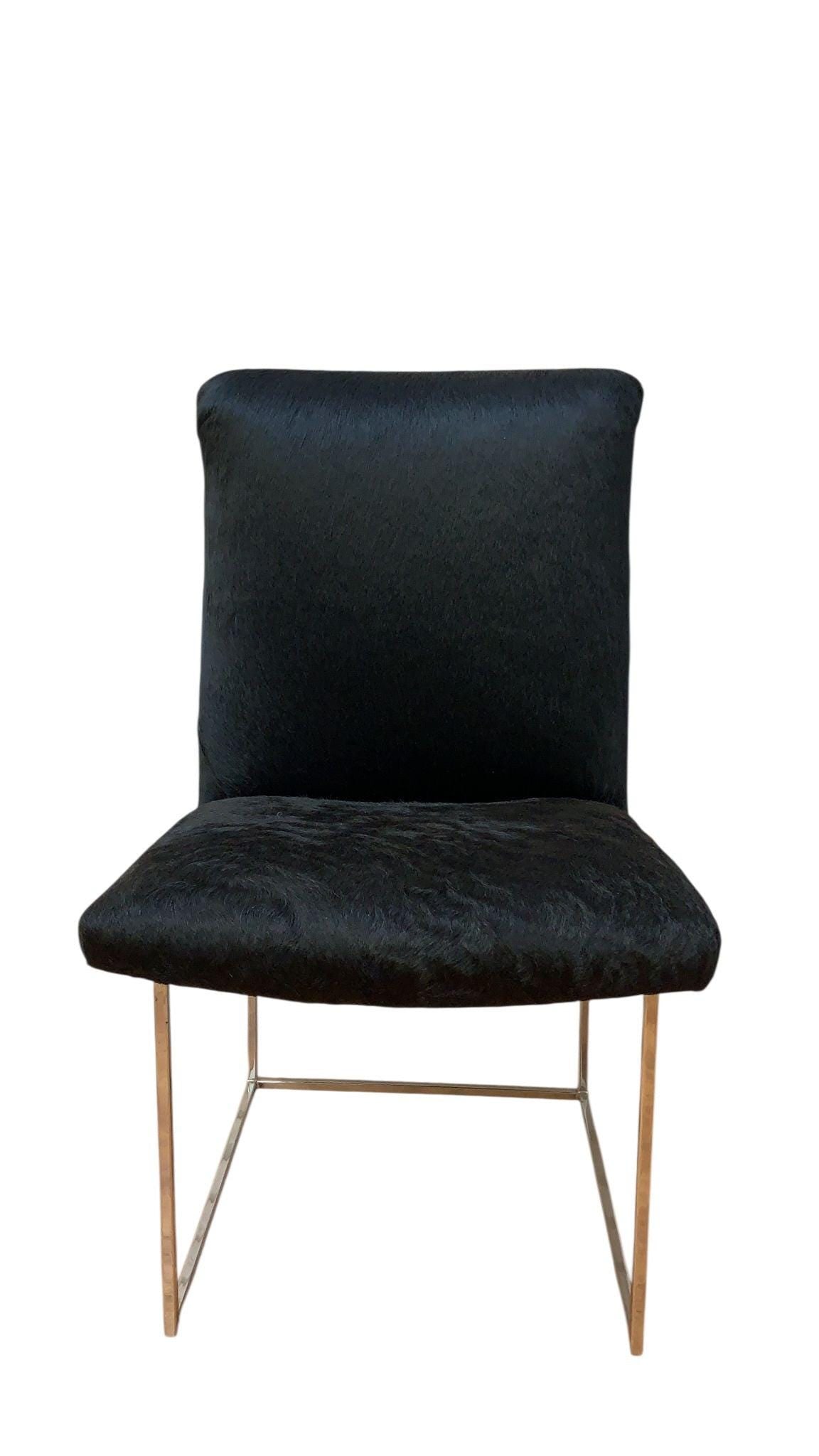 MCM Milo Baughman Chrome High Back Dining Chairs Newly Reupholstered - 6 - 4