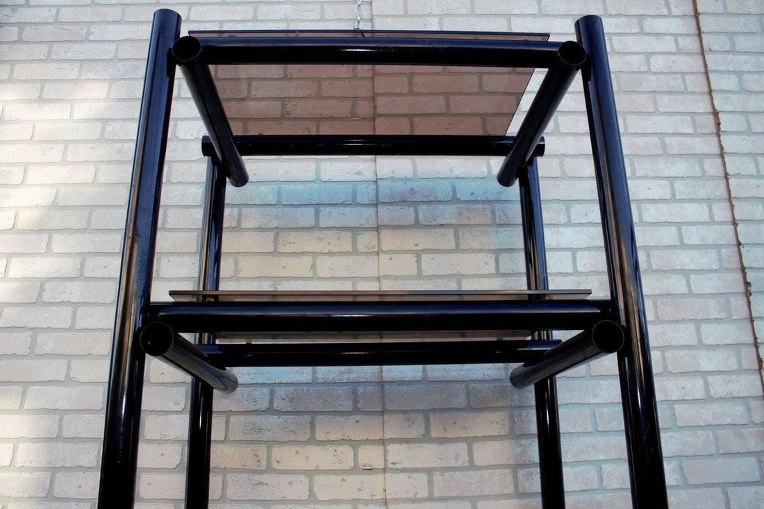 Vintage Modernist Shelving Units/Etagere - Pair - 6