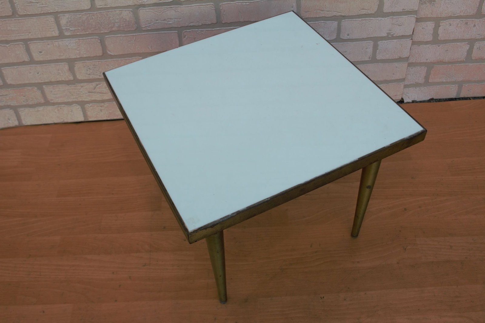 Vintage Modern Low Square Side Table - 3