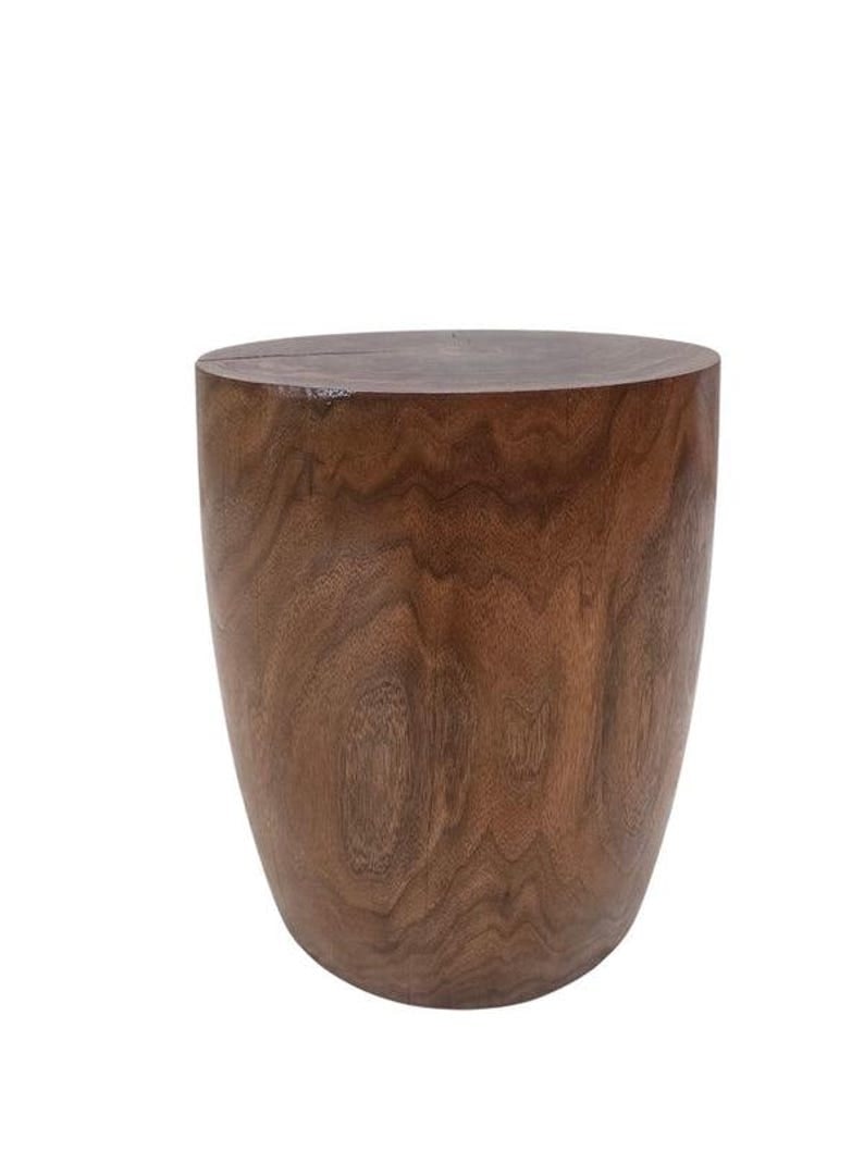 Vintage Rustic Tree Trunk Pedestal/Side Table (1 of 7)