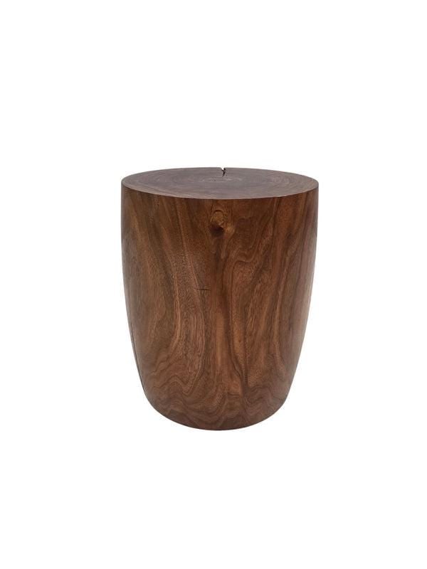 Vintage Rustic Tree Trunk Pedestal/Side Table - 7