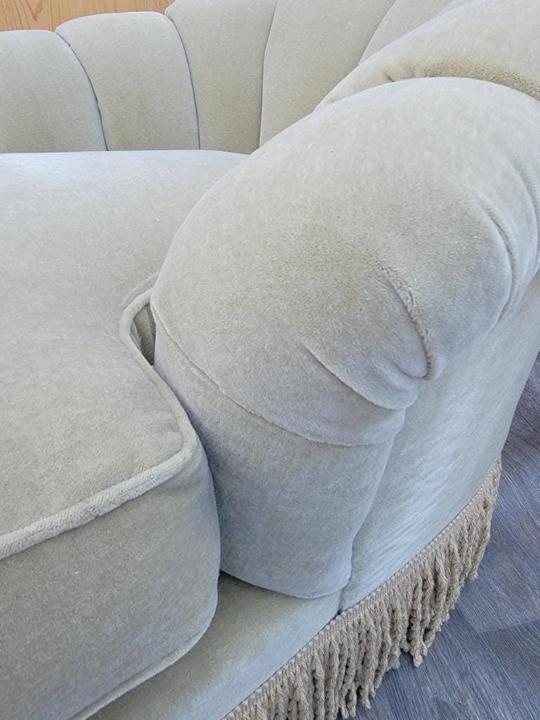 Vintage Marge Carson Style Channel Back Chaise Lounge Newly Reupholstered - 5
