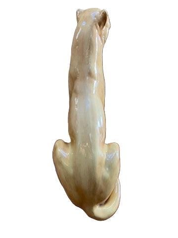 MCM Italian Glazed Mountain Lion Statue - 8