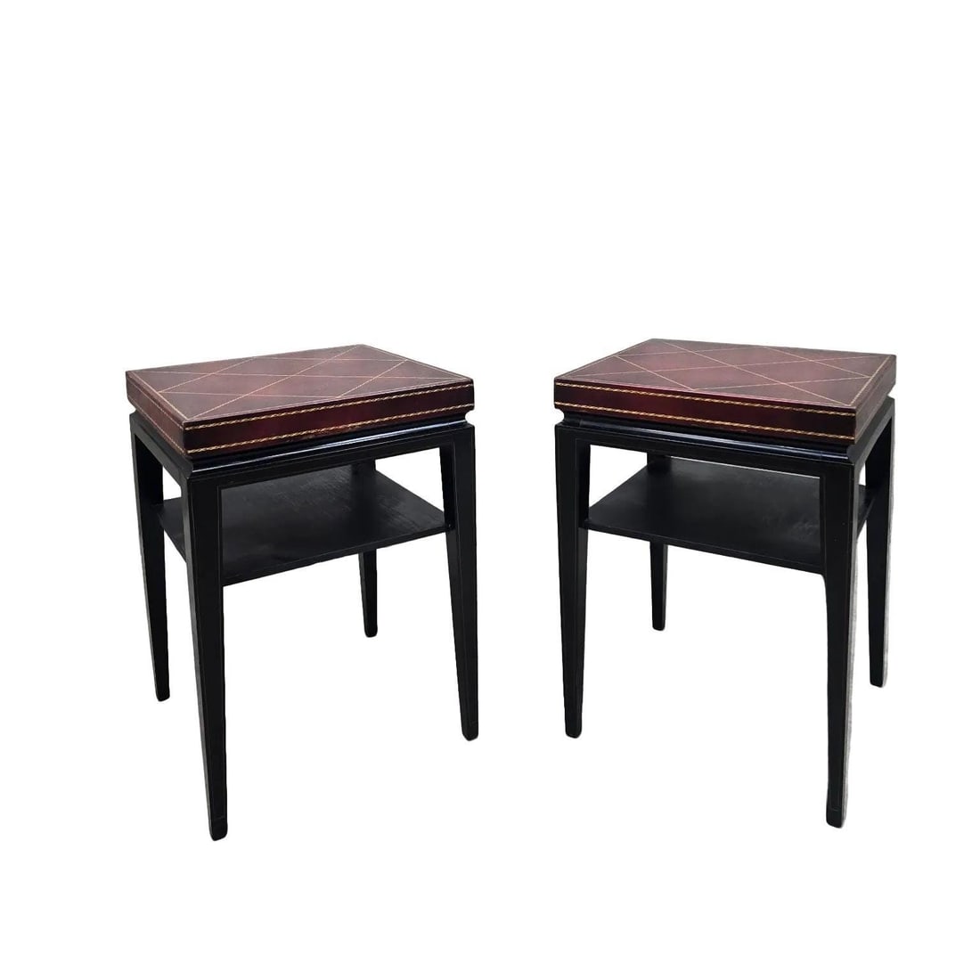 Hollywood Regency Tommi Parzinger Occasional Side Tables - Pair - 3