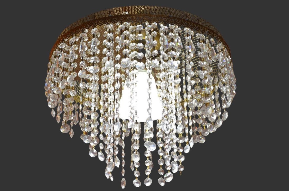 Vintage Austrian Crystal Chandelier - 2