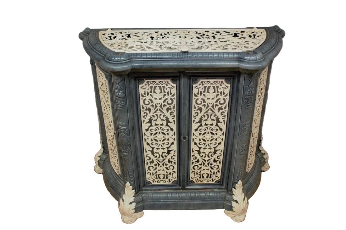 Antique French Victorian Ornate Style Radiator Cover - 3