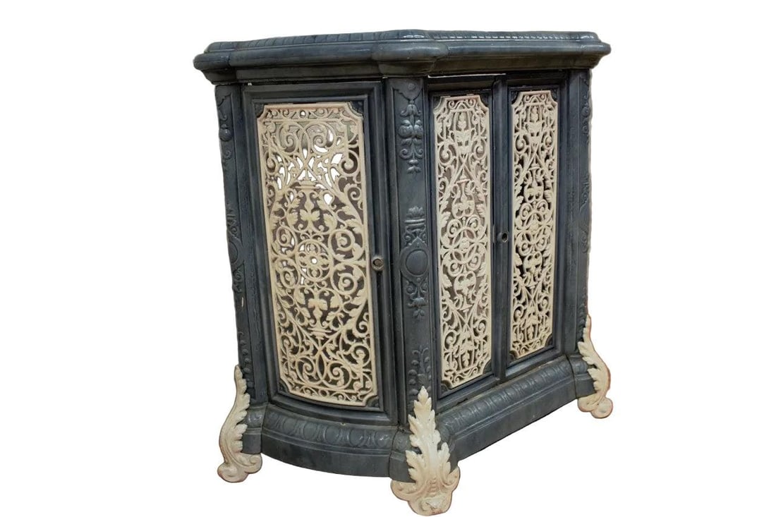 Antique French Victorian Ornate Style Radiator Cover - 4