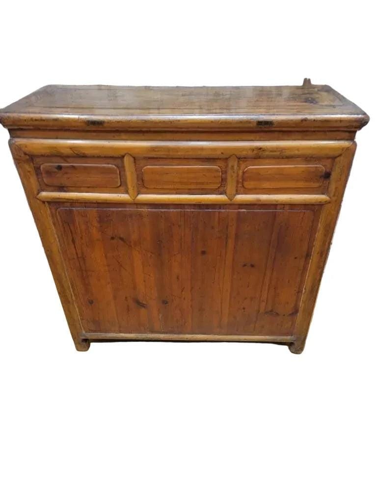 Antique Shanxi Province Elm Cabinet - 3