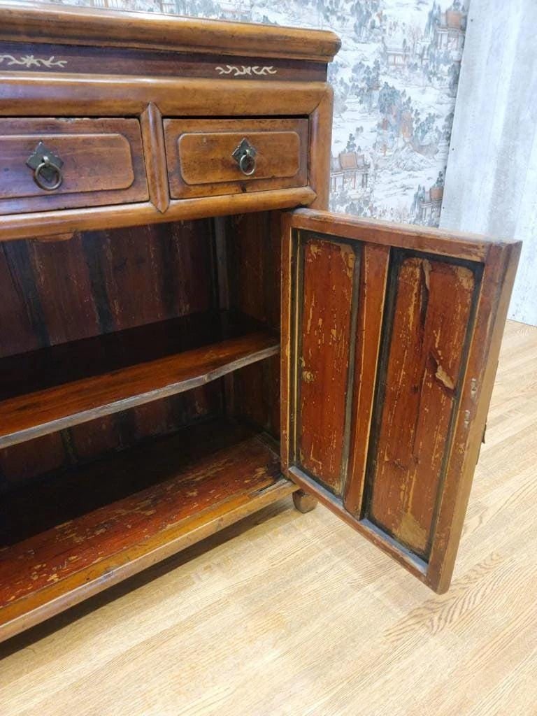 Antique Shanxi Province Elm Cabinet - 6
