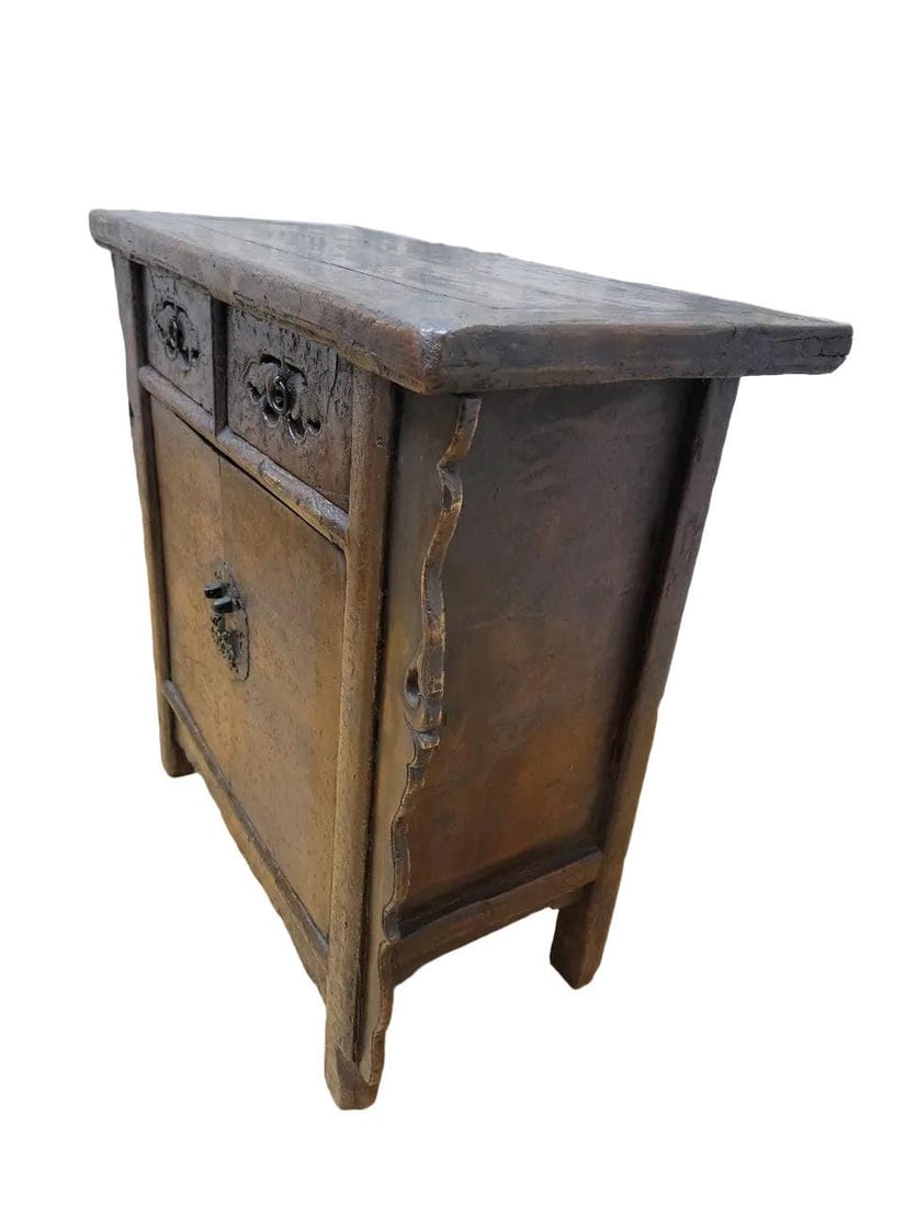 Antique Shanxi Province Elm Cabinet - 5