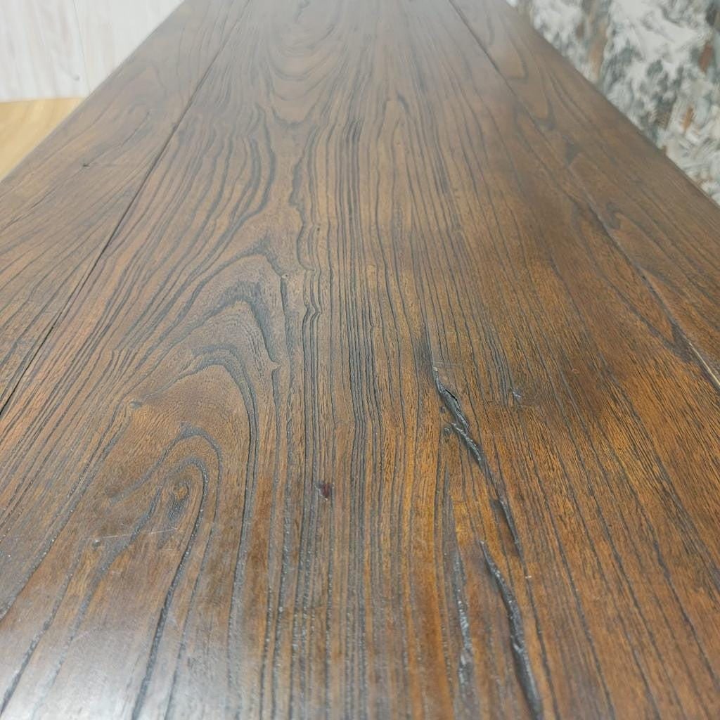 Vintage Shanxi Province Elm Bench - 7