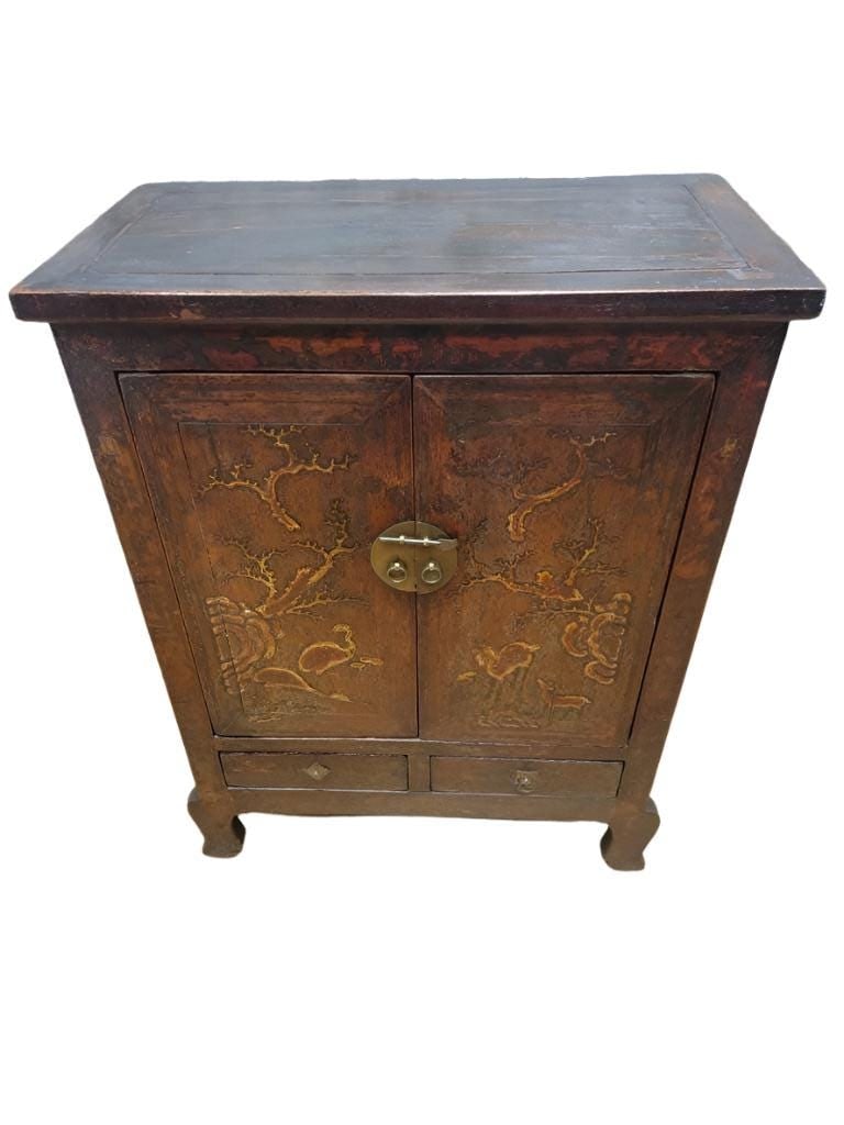 Antique Shanxi Province Elm Cabinet - 2
