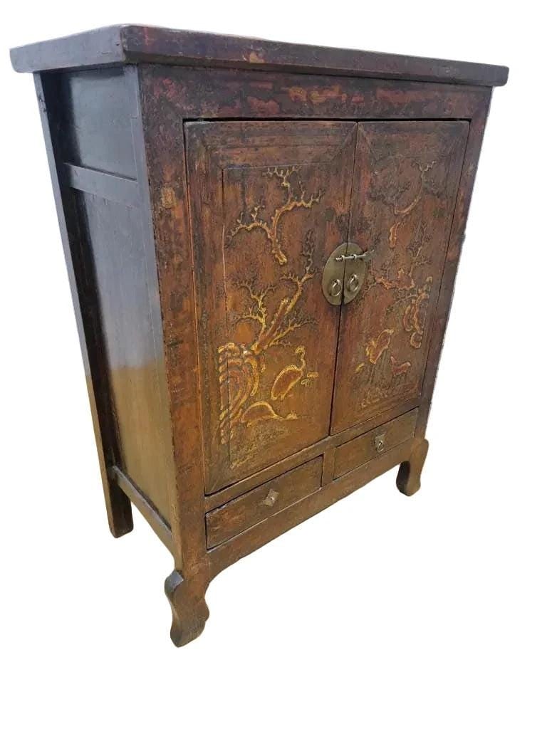 Antique Shanxi Province Elm Cabinet - 3