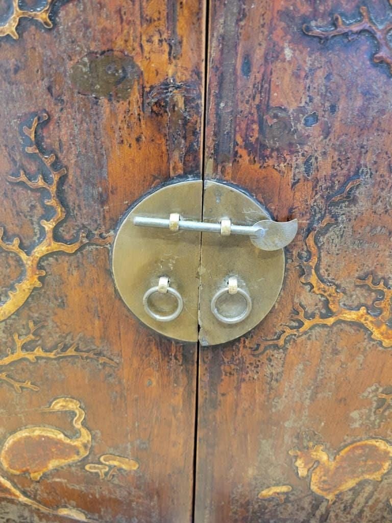 Antique Shanxi Province Elm Cabinet - 4