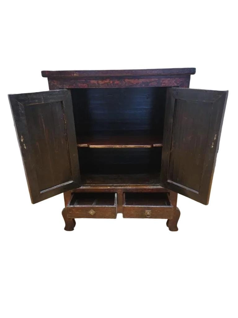 Antique Shanxi Province Elm Cabinet - 8