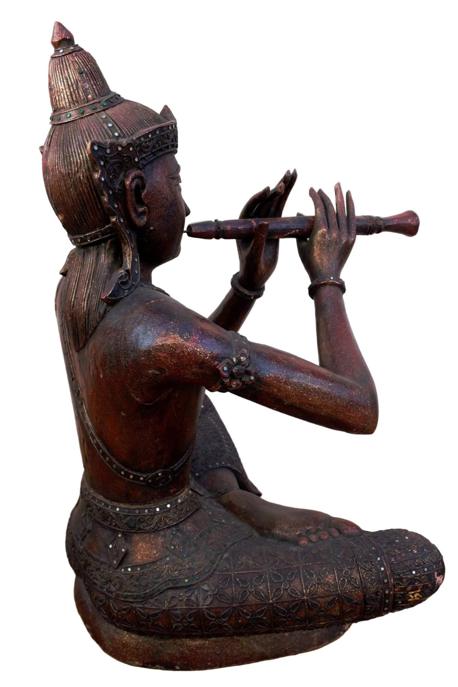 Antique Thai Buddha Statue - 5