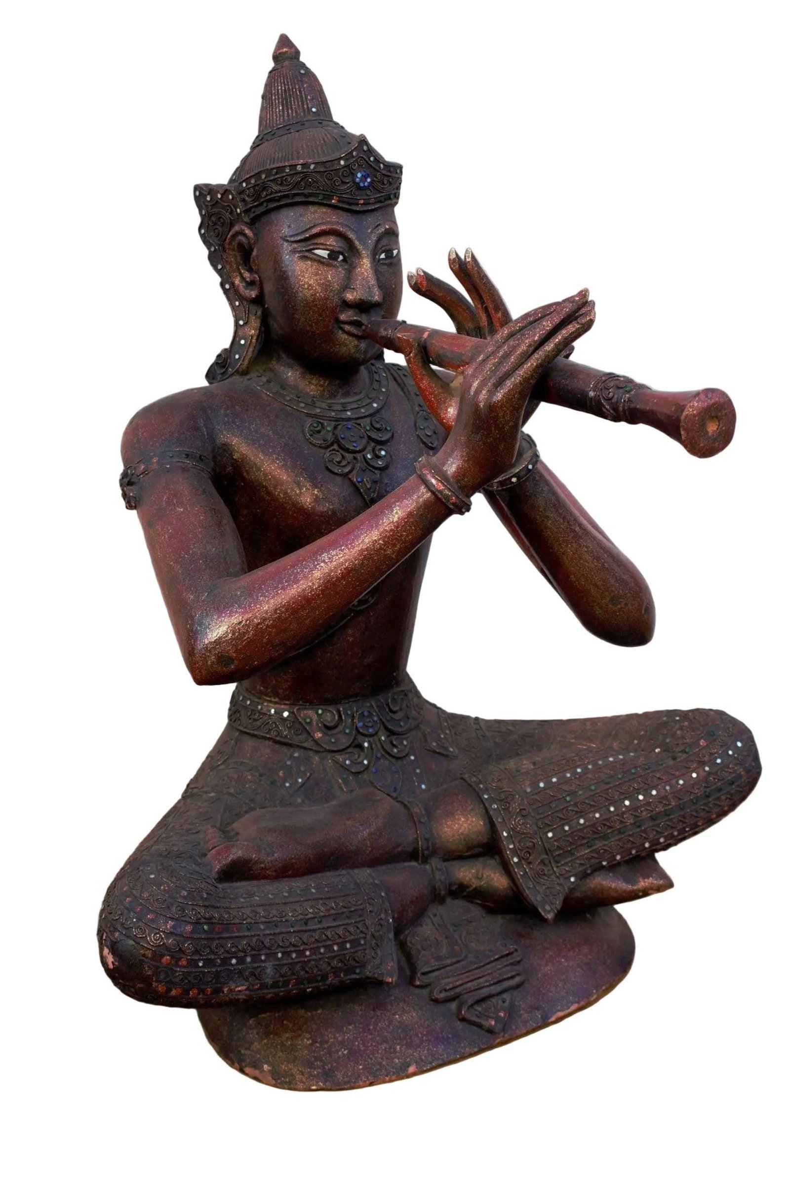 Antique Thai Buddha Statue - 8