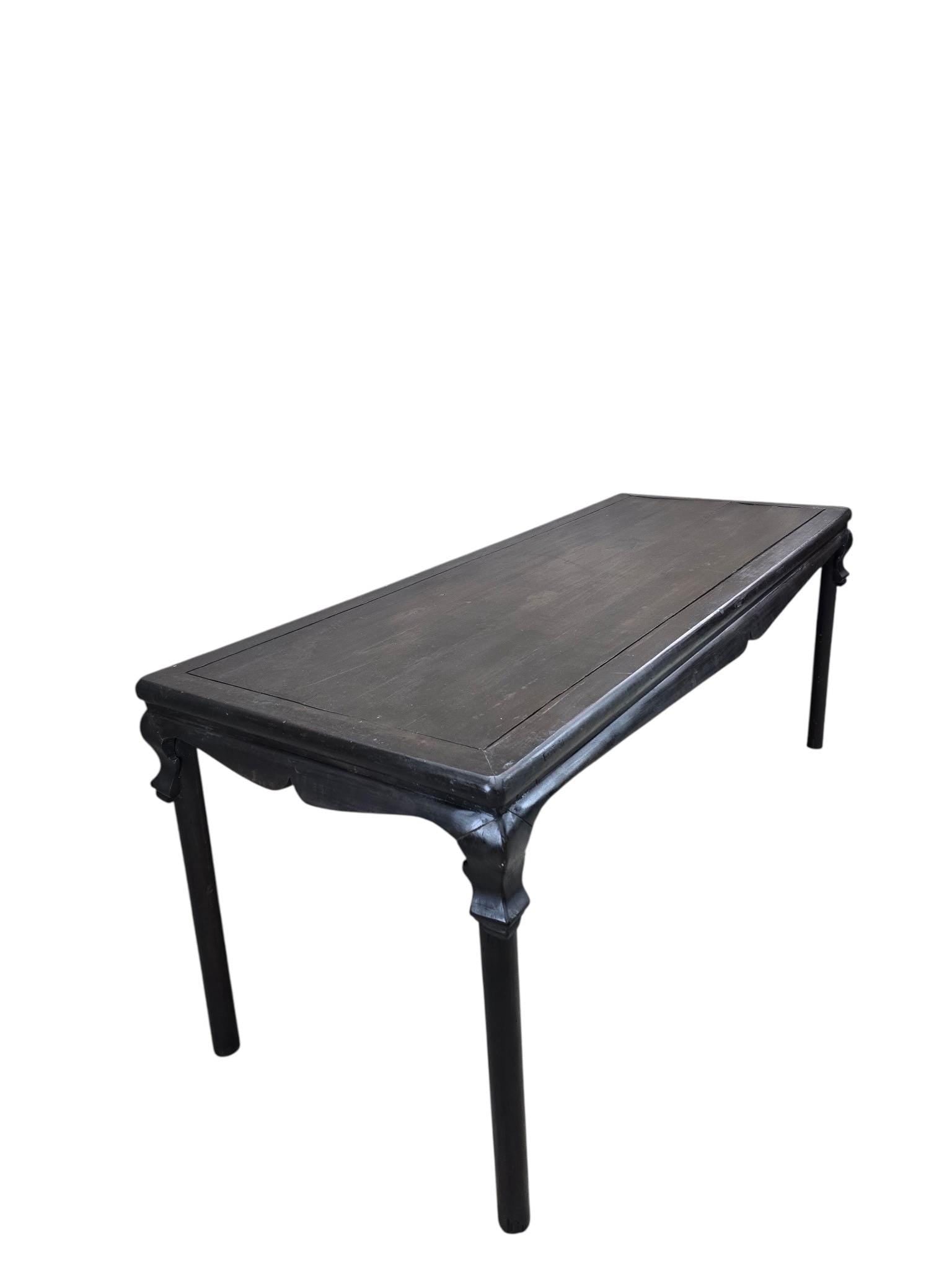 Vintage Shanxi Province Elm Table - 5