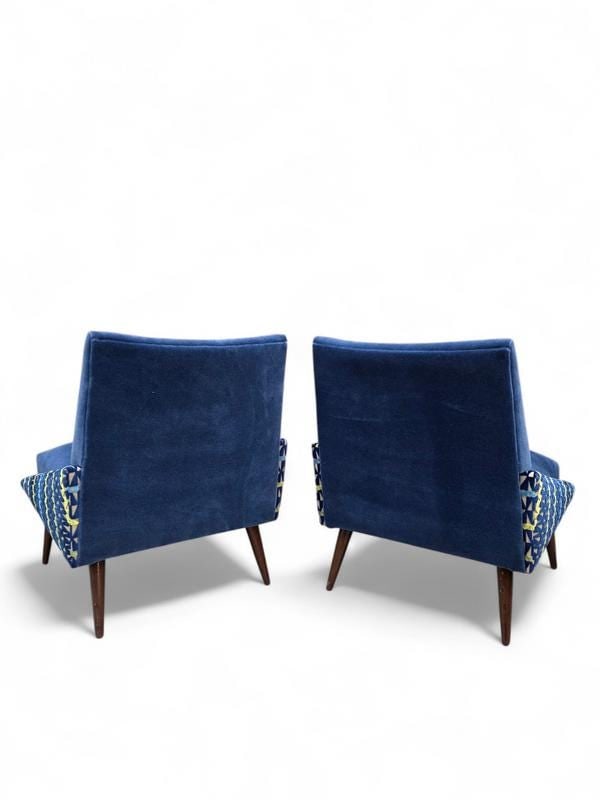 MCM Slipper Chairs by Kroehler Newly Reupholstered – Pair - 4