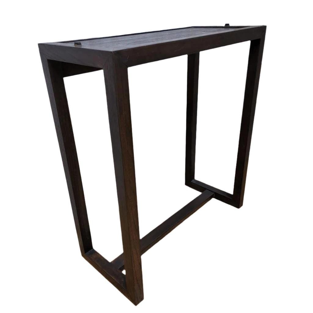 Vintage Shanxi Province Elmwood Side Table - 7
