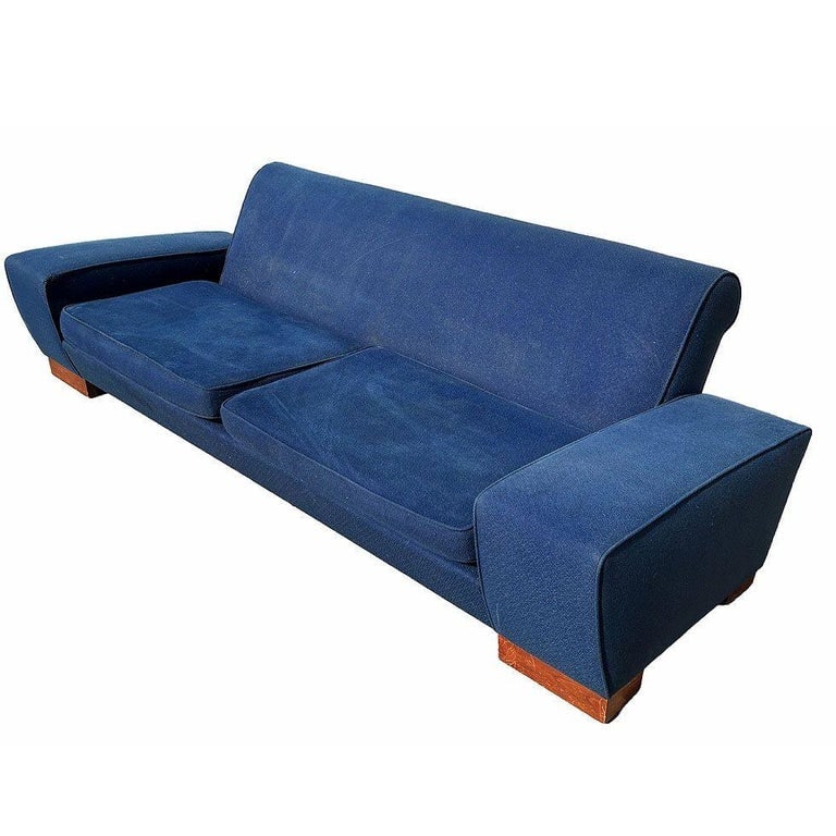 Art Deco Speed Arm Geometric Sofa by Paul Frankl - 3