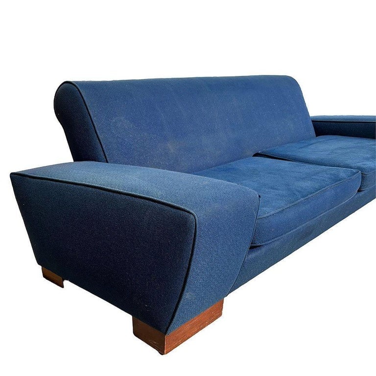 Art Deco Speed Arm Geometric Sofa by Paul Frankl - 6