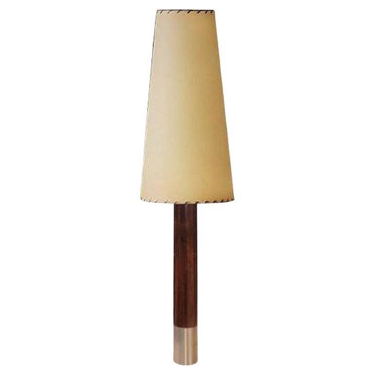 Nickel BÃ¡sica M2 Table Lamp by Santiago Roqueta For Santa & Cole w/ Cone Shade (1 of 6)